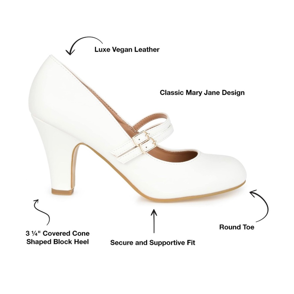 Mary Jane Round Toe Heels - Picture 4 of 11